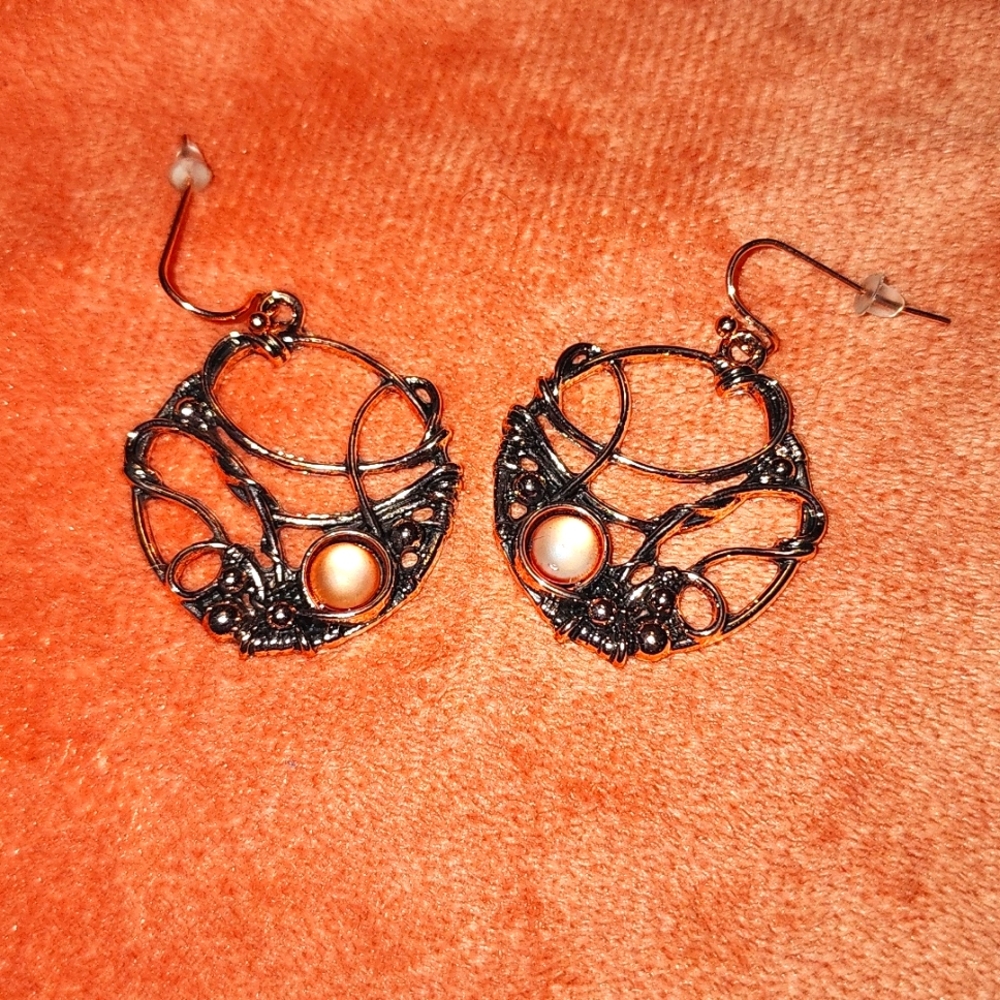 Bronze Dangle Earrings